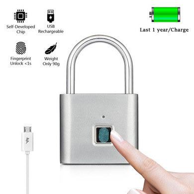 Waterproof USB Charging Fingerprint Lock Waterproof USB Charging Fingerprint Lock