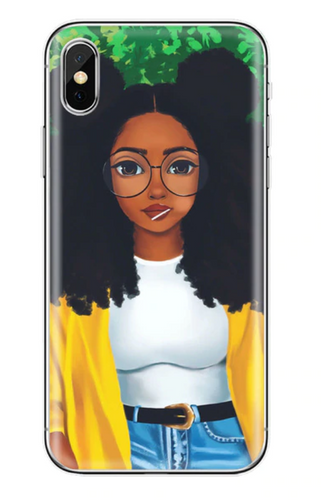 Black Girl Magic Melanin Soft Case For iPhone 11 Pro Max, 11 Pro, 11, Xs Max, XS/X, Xr