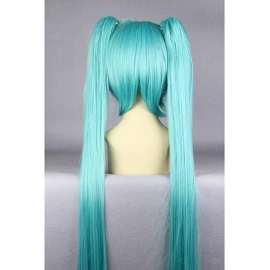 Vocaloid Hatsune Miku Wig + 2 Clip On Ponytails 130cm (Heat Resistant!) #JU1794