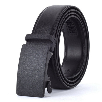 Automatic Buckle Leather Waist Strap Belts Automatic Buckle Leather Waist Strap Belts