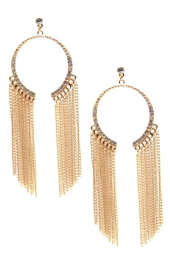 Women's Gold Marietta Statement Earrings