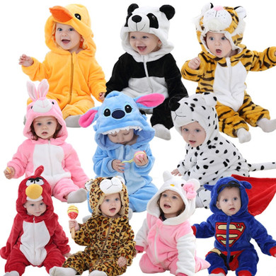Little Tiger Warm Cartoon Onesie