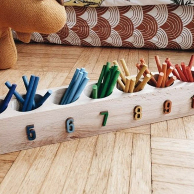 Montessori Color Sticks Game