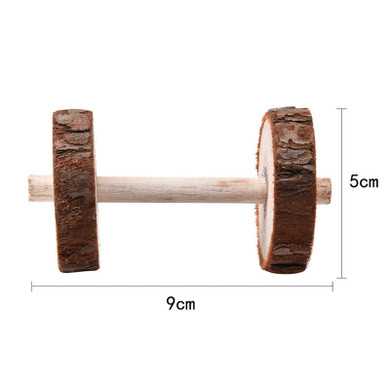 Wooden Axel Hamster Toy