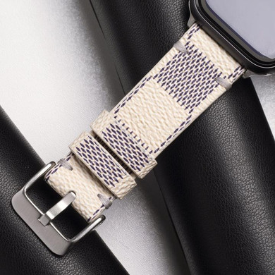 Lv White Wrist Band