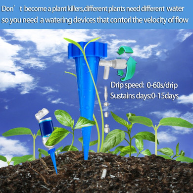 12pcs/set Useful Self Watering Adjustable Stakes System Vacation Plant Waterer Self Automatic Watering Spikes Irrigation System