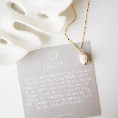 White Shell Necklace