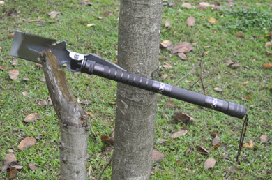 Shovel Aluminum Alloy Handle Outdoor Shovels Multifunctional Flat Head
