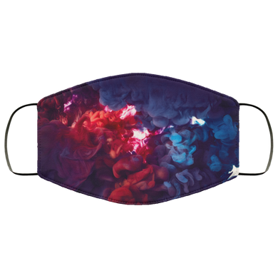 Red Smoke Face Mask