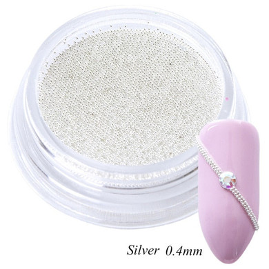 Nails Art Decorations Grey Rose Gold Caviar