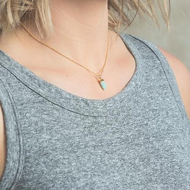 Spike Amazonite gold