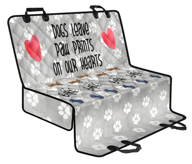 Dogs Leave Paw Prints | Car Seat Protector