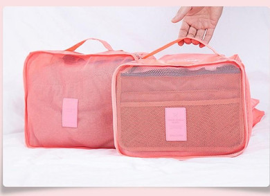 Travel Smart™ 6 Piece Oxford Cloth Luggage Organizers