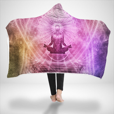 Yoga Man Hooded Blanket