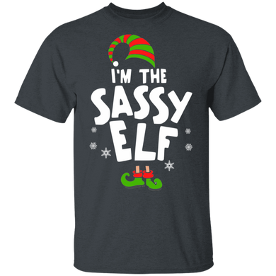 I'm The Sassy Elf Matching Family Group Christmas T Shirt