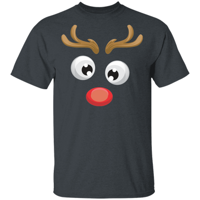 Matching Family Christmas Reindeer Face Shirt