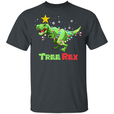 Dinosaur Christmas Shirt Tree Rex Men Pajamas Gift
