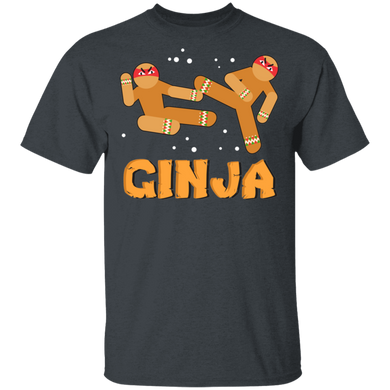 Ginja Gingerbread Man Ninja Funny Christmas T-shirt