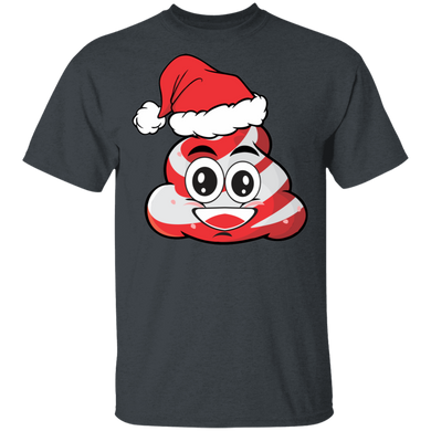 Candy Cane Poop Emoji Shirt Funny Christmas Shirt Poop