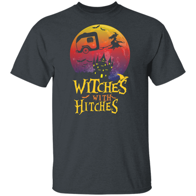 Witches With Hitches Funny Camping Halloween T-shirts