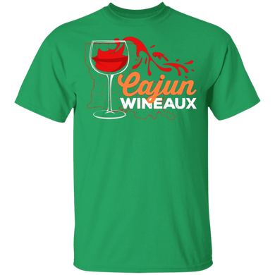 Cajun Wineaux Louisiana Crawfish Wine T-Shirt
