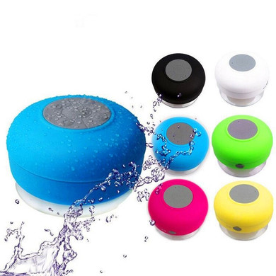 JQAIQ Wireless Bluetooth Speaker Waterproof Shower Speaker Portable Speaker Mini Car Handsfree Call Music Suction Mic for Phone