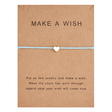 Fashion Woven Adjustable Bracelet With Card