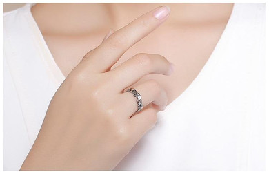 Mother Herd Elephant Family Ring Sterling Silver Mother Herd Elephant Family Ring Sterling Silver