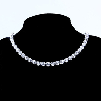 Elegant Choker Necklace Luxury rhinestone Chain Necklace