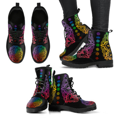 Chakra Lotus Handcrafted Boots