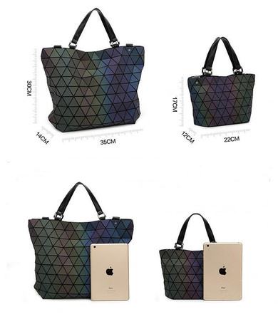 Luminous Black Diamond Handbag