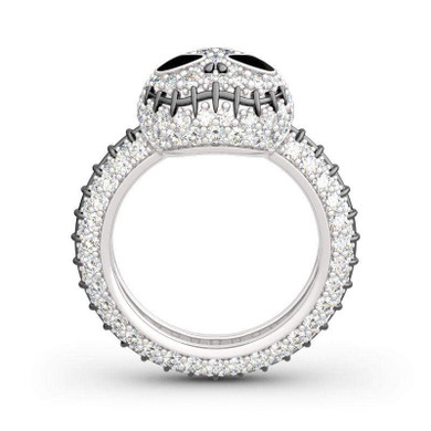 STERLING SILVER JACK SKULL RING