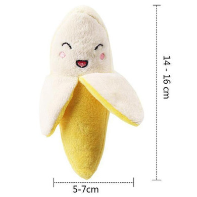 Plush Squeaky Toy with Adorable Shapes for All Dogs