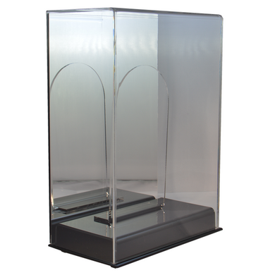 Single MMA Glove Acrylic Display Case with Mirror Back