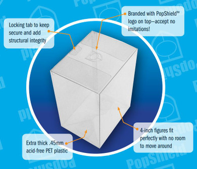 Funko Pop Standard Box Pop Shield Protectors 400-Count
