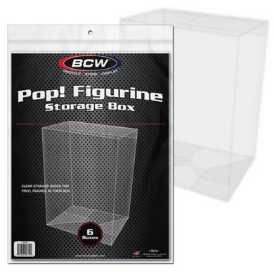 Pop! Funko Figurine Clear Display Holder - 6 Pack by BCW Supplies