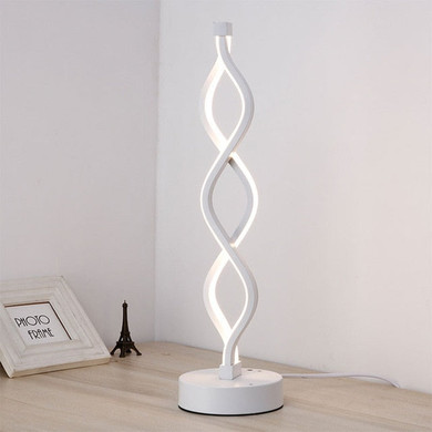 24W Spiral Acrylic Art LED Strip Table Lamp