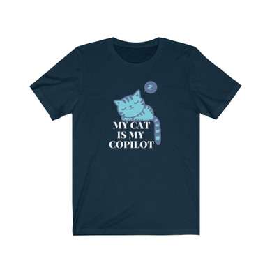 My Cat is my COPILOT | Pilot Shirt