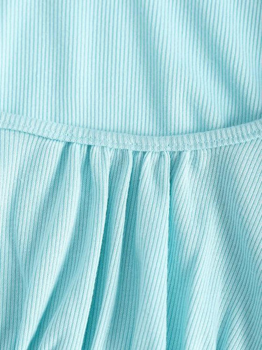 Ribbed Cinched Side Ruched Bodycon Dress
