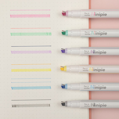 Ninipie Pen & Marker - Light Yellow + Yellow
