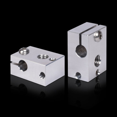 BIQU V6    Heater Block  aluminum PT100 3D Printer Parts For E3D V6 Hotend J-head BMG Extruder Titan