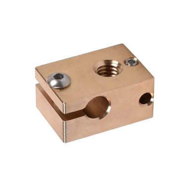 BIQU V6 brass Heater Block  PT100 3D Printer Parts For E3D V6 Hotend J-head BMG Extruder Titan