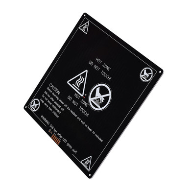 3D Printer Parts black MK3 220*220*3MM heatbed latest Aluminum heated bed for Hot-bed Support 12V180W 3d printer accessrioes
