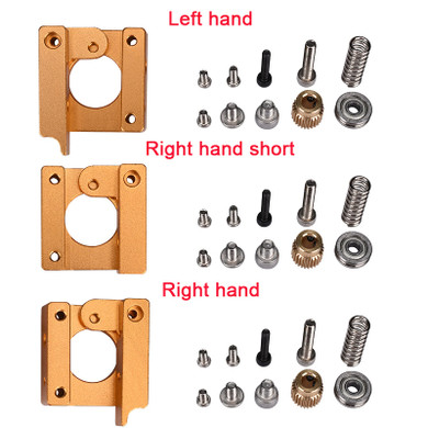 3D printer accessories MK8 extruder aluminum block DIY kit Makerbot dedicated single nozzle extrusion head aluminum block(1set)