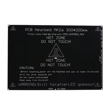 Bigeer!2018 MK2A 300*200*3mm RepRap RAMPS  1.4 PCB Aluminum Heatbed +LED Resistor+cable+100k ohm Theristors PCB heat bed thermistor bed