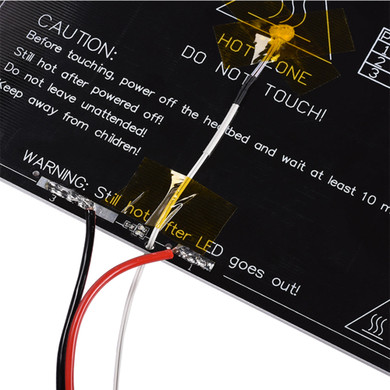 RepRap 3D Printer Parts PCB MK3 Heatbed + LED + Resistor + Cable + 100K ohm Thermistors 214*214*3mm Aluminum Heated Bed Diameter Like MK2B