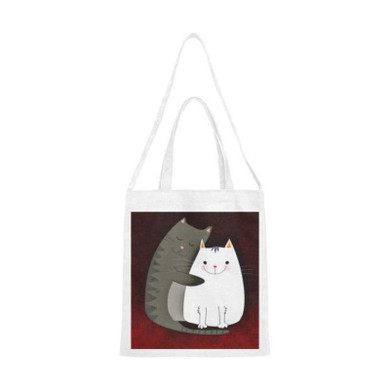 Canvas Tote Bag Cute Gifts For Couples Gift For Cat Lovers Canvas Tote Bag Cute Gifts For Couples Gift For Cat Lovers