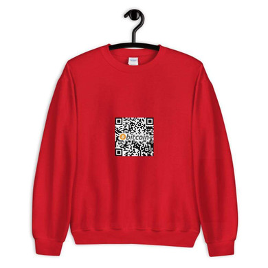 Custom QR Code Bitcoin Sweatshirt