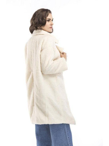 Turn-down Collar Woolen Long Overcoat