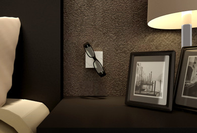 Carrara White Marble Wall Magnet